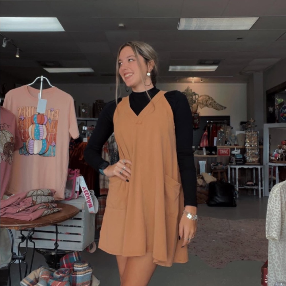 Stylish Tan Dress